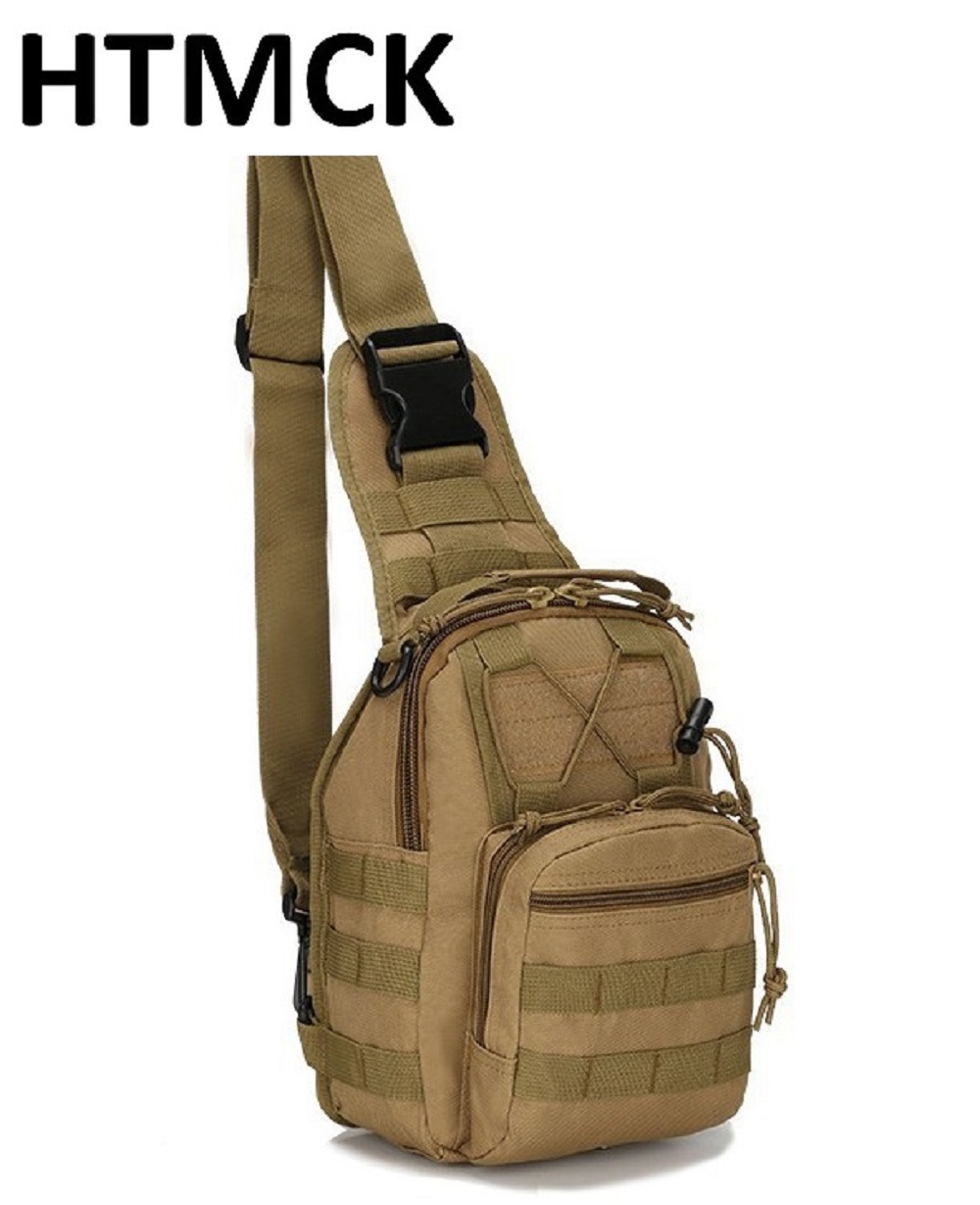 Canvas Backpack Casual - HTMCK 10L Multifunctional Tactical Chest Sling