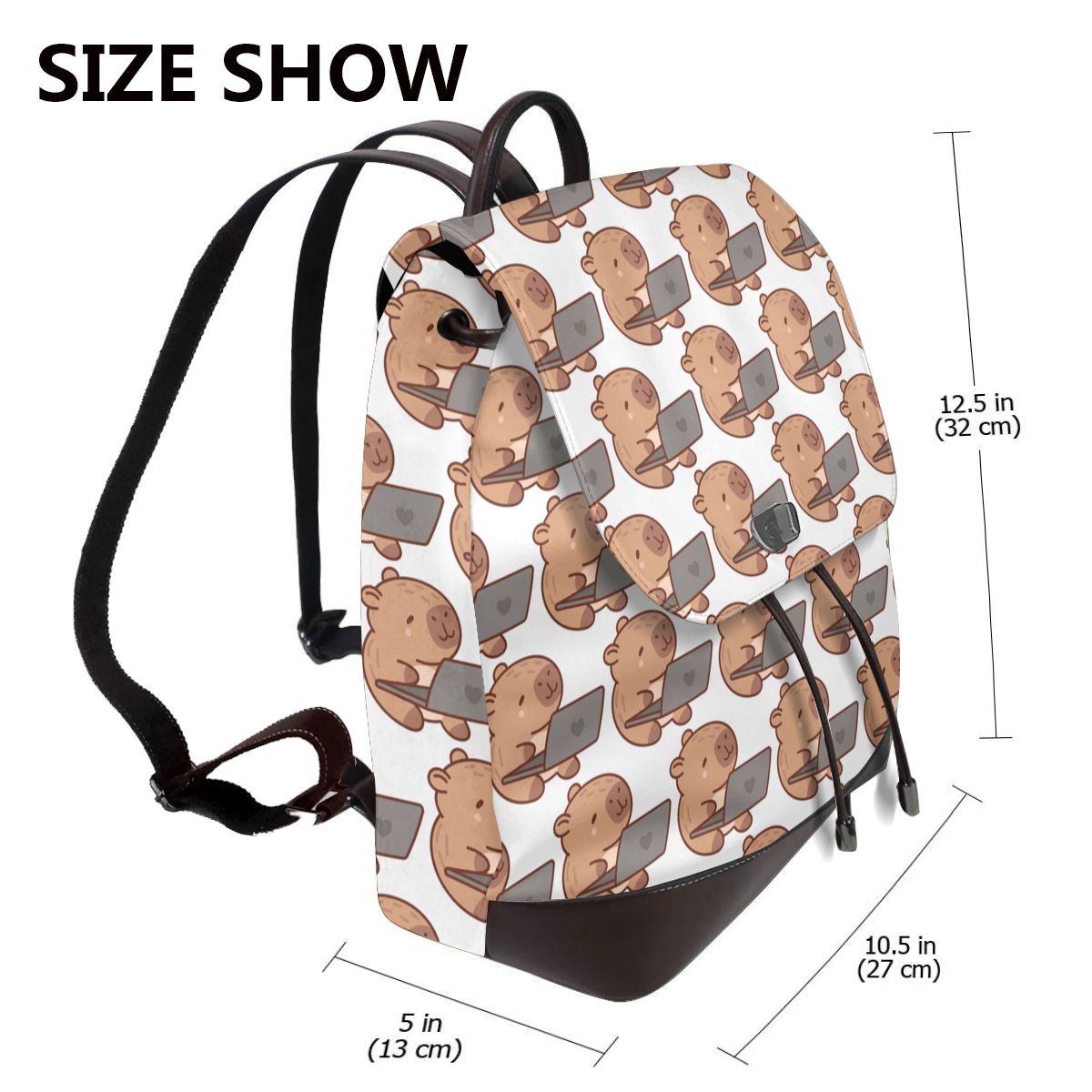 Capybara Bookbag School Studen - Fashion Backpack Women ulasan dan harga