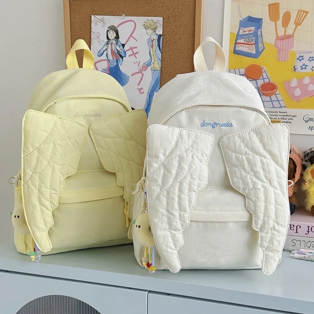 Versatile Angel Wing Backpack  - Canvas Backpack Casual ulasan dan harga