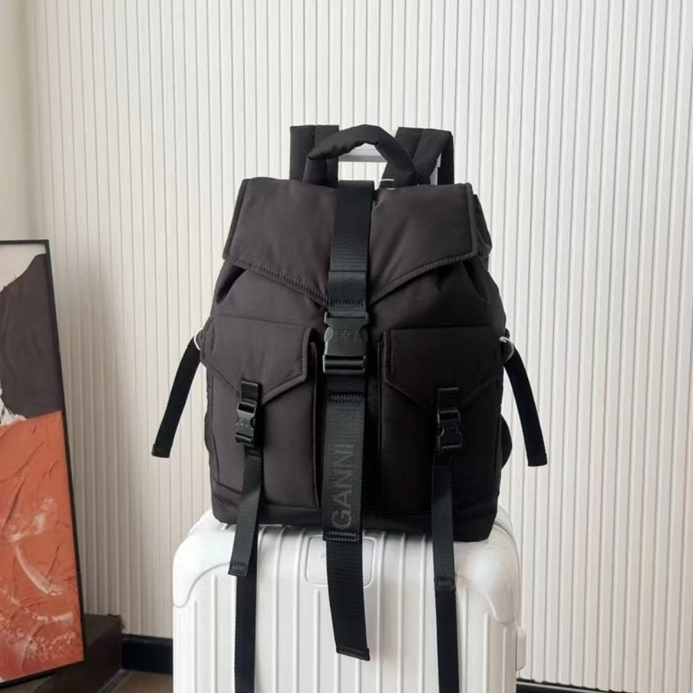 Luxury Re-Tech Backpack Women  - Canvas Backpack Casual ulasan dan harga