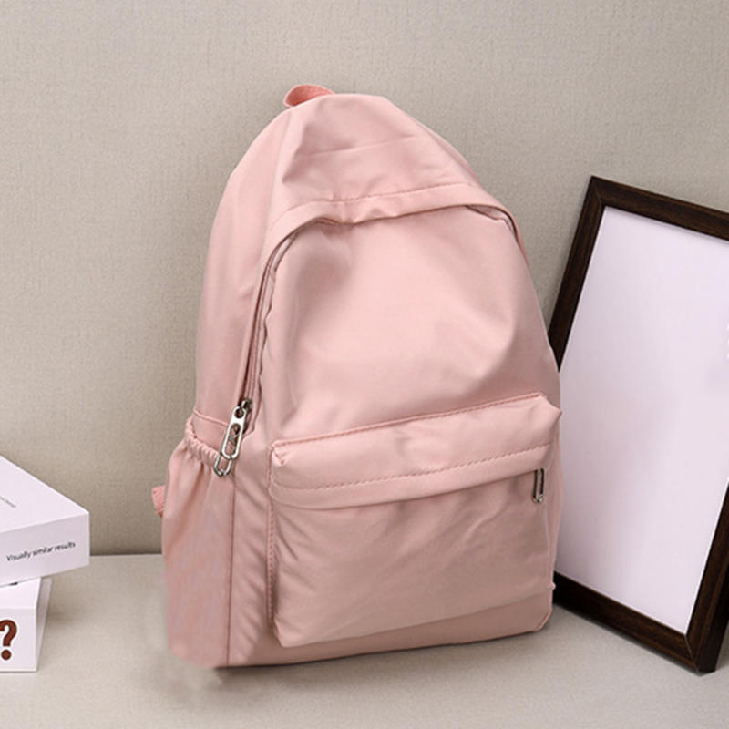 Women Solid Color Leisure Back - Canvas Backpack Casual ulasan dan harga